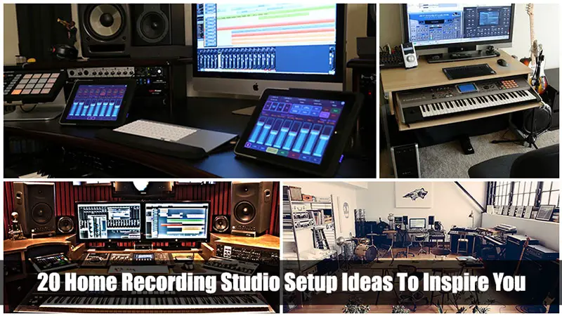 20 Home Recording Studio Setups To Inspire You