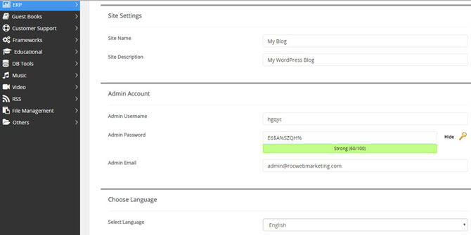 A2 Hosting WordPress Installation