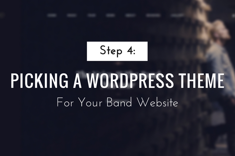 Choosing a WordPress Theme for Your Band Website