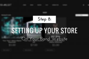 Setting Up Your Store On Your Band Website