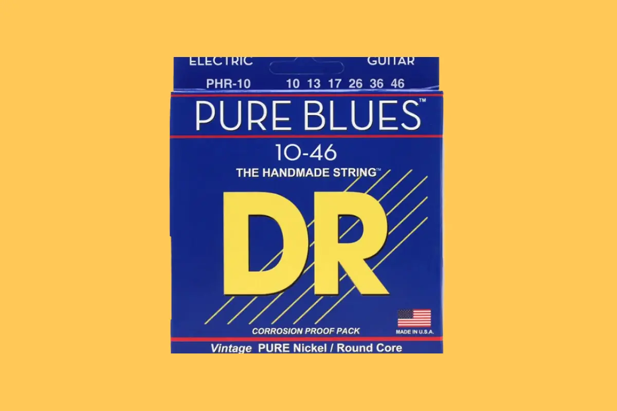 DR Strings PHR-10 Pure Blues Pure Nickel Electric Guitar Strings