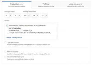 Ebay Shipping Calculator