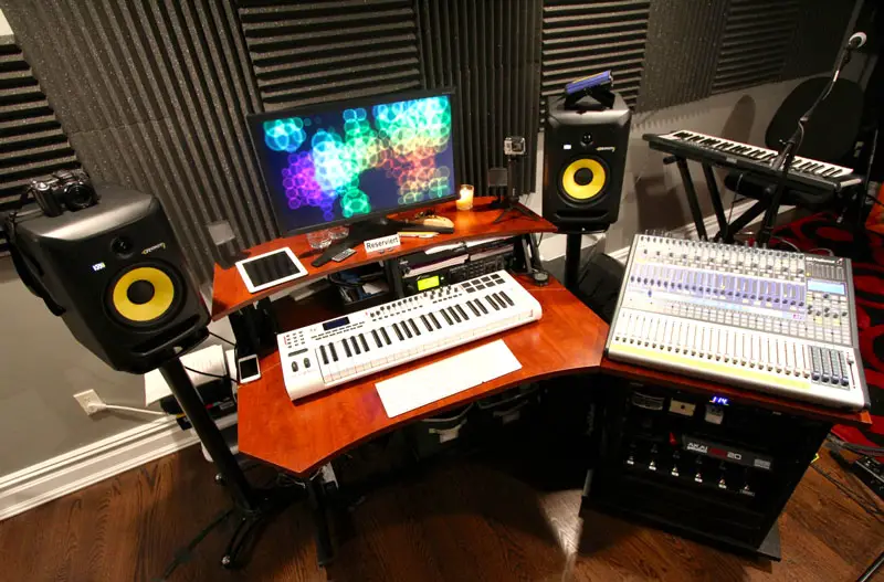 Home Studio with KRK Speakers