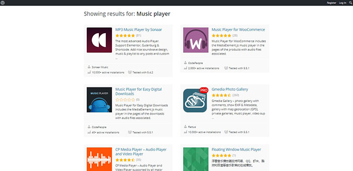 WordPress Music Player Plugins