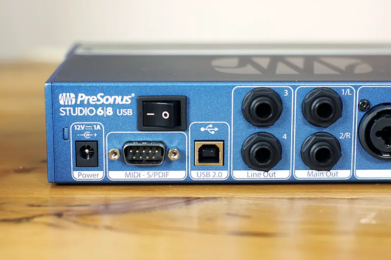 Presonus Studio 68 - Back