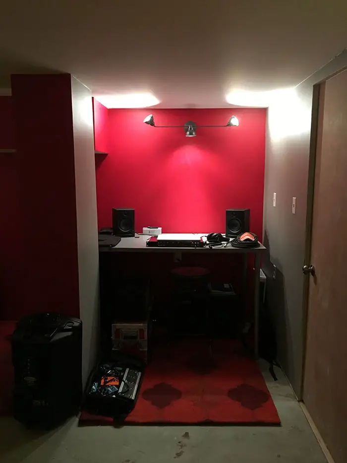 Finishing Basement Studio