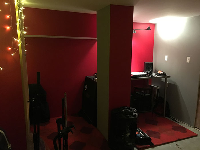 Finishing Basement Studio