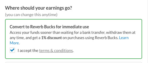 Reverb Earnings