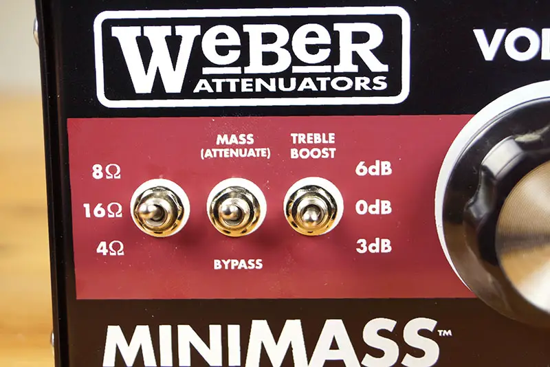 Weber MiniMass 50w - Switches
