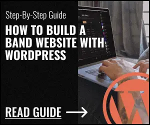 How to Build a Band Website with WordPress